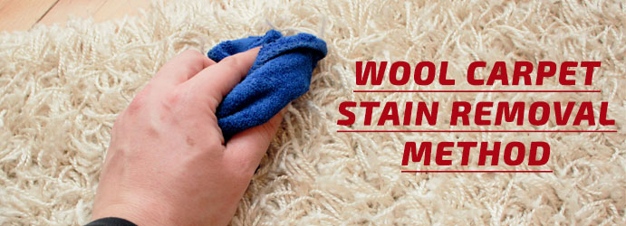 Wool Carpet Stain Removal Method